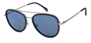 Silver Aviator Full Rim Unisex Sunglasses by Vincent Chase Polarized-138636
