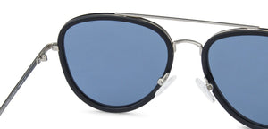 Silver Aviator Full Rim Unisex Sunglasses by Vincent Chase Polarized-138636