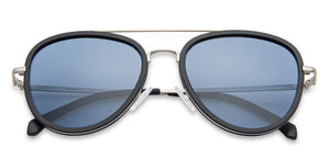 Silver Aviator Full Rim Unisex Sunglasses by Vincent Chase Polarized-138636