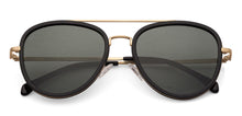Load image into Gallery viewer, Gold Aviator Full Rim Unisex Sunglasses by Vincent Chase Polarized-138637