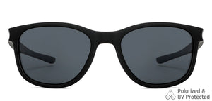 Black Wayfarer Full Rim Unisex Sunglasses by Vincent Chase Polarized-138653