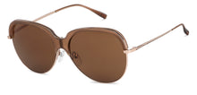 Load image into Gallery viewer, Gold Round Full Rim Extra Wide Unisex Sunglasses by Vincent Chase-146148