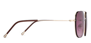 Gold Square Full Rim Women Sunglasses by Vincent Chase-146163