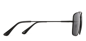 Black Aviator Full Rim Extra Wide Unisex Sunglasses by Vincent Chase Polarized-146192