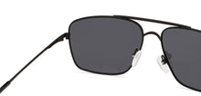 Load image into Gallery viewer, Black Aviator Full Rim Extra Wide Unisex Sunglasses by Vincent Chase Polarized-146192