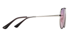 Load image into Gallery viewer, Silver Aviator Full Rim Narrow Unisex Sunglasses by Vincent Chase Polarized-146397