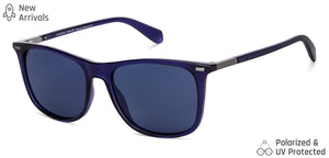 Blue Wayfarer Full Rim Unisex Sunglasses by Vincent Chase Polarized-146902