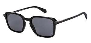 Black Wayfarer Full Rim Unisex Sunglasses by Vincent Chase Polarized-146904