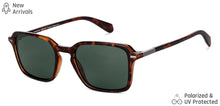 Load image into Gallery viewer, Brown Wayfarer Full Rim Unisex Sunglasses by Vincent Chase Polarized-146905