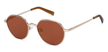 Load image into Gallery viewer, Yellow Round Full Rim Wide Unisex Sunglasses by Vincent Chase Polarized-146910