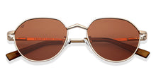 Load image into Gallery viewer, Yellow Round Full Rim Wide Unisex Sunglasses by Vincent Chase Polarized-146910
