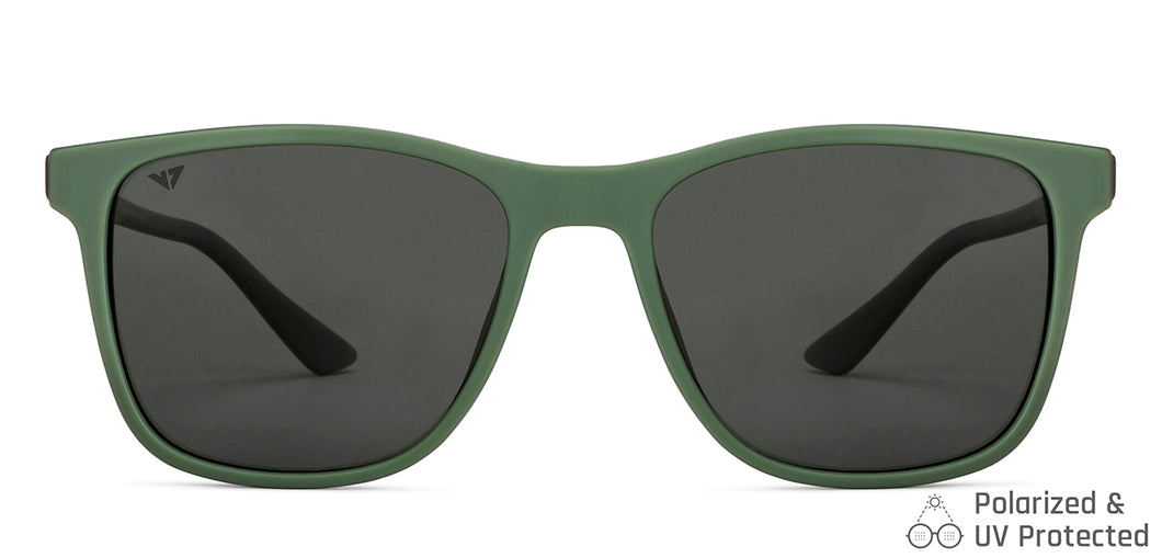Green Wayfarer Full Rim Unisex Sunglasses by Vincent Chase-150976