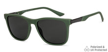 Load image into Gallery viewer, Green Wayfarer Full Rim Unisex Sunglasses by Vincent Chase-150976