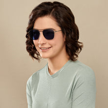 Load image into Gallery viewer, Grey Square Full Rim Unisex Sunglasses by Vincent Chase Polarized-147022