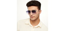 Load image into Gallery viewer, Transparent Geometric Full Rim Unisex Sunglasses by Vincent Chase-200499