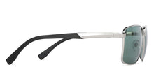 Load image into Gallery viewer, Silver Rectangle Full Rim Unisex Sunglasses by Vincent Chase Polarized-148026