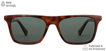 Load image into Gallery viewer, Brown Wayfarer Full Rim Extra Wide Unisex Sunglasses by Vincent Chase Polarized-148033