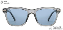 Load image into Gallery viewer, Grey Wayfarer Full Rim Extra Wide Unisex Sunglasses by Vincent Chase Polarized-148063