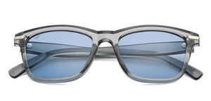 Grey Wayfarer Full Rim Extra Wide Unisex Sunglasses by Vincent Chase Polarized-148063
