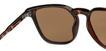 Load image into Gallery viewer, Brown Wayfarer Full Rim Extra Wide Unisex Sunglasses by Vincent Chase Polarized-148064