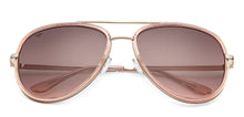 Load image into Gallery viewer, Gold Aviator Full Rim Extra Wide Women Sunglasses by Vincent Chase-148156