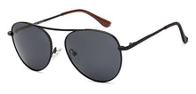 Load image into Gallery viewer, Black Aviator Full Rim Unisex Sunglasses by Vincent Chase Polarized-208624