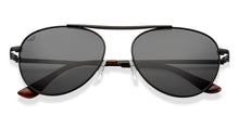 Load image into Gallery viewer, Black Aviator Full Rim Unisex Sunglasses by Vincent Chase Polarized-208624