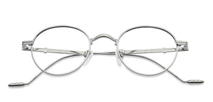 Silver Round Full Rim Unisex Eyeglasses by Vincent Chase-148561
