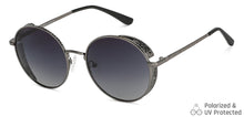 Load image into Gallery viewer, Grey Round Full Rim Unisex Sunglasses by Vincent Chase Polarized-148564