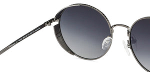 Grey Round Full Rim Unisex Sunglasses by Vincent Chase Polarized-148564