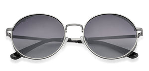 Grey Round Full Rim Unisex Sunglasses by Vincent Chase Polarized-148564