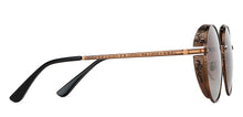 Load image into Gallery viewer, Brown Round Full Rim Unisex Sunglasses by Vincent Chase Polarized-148565