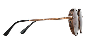 Brown Round Full Rim Unisex Sunglasses by Vincent Chase Polarized-148565