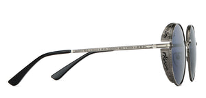 Grey Round Full Rim Unisex Sunglasses by Vincent Chase Polarized-148566