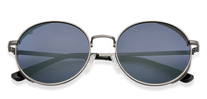 Grey Round Full Rim Unisex Sunglasses by Vincent Chase Polarized-148566