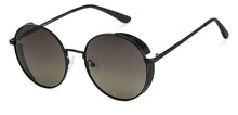 Load image into Gallery viewer, Black Round Full Rim Unisex Sunglasses by Vincent Chase Polarized-148567
