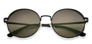 Black Round Full Rim Unisex Sunglasses by Vincent Chase Polarized-148567