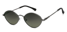 Load image into Gallery viewer, Grey Round Full Rim Unisex Sunglasses by Vincent Chase Polarized-148569