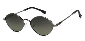 Grey Round Full Rim Unisex Sunglasses by Vincent Chase Polarized-148569