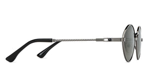 Grey Round Full Rim Unisex Sunglasses by Vincent Chase Polarized-148569