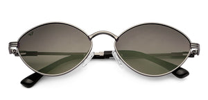 Grey Round Full Rim Unisex Sunglasses by Vincent Chase Polarized-148569