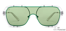 Load image into Gallery viewer, Green Square Full Rim Unisex Sunglasses by Vincent Chase-148575