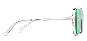Green Square Full Rim Unisex Sunglasses by Vincent Chase-148575
