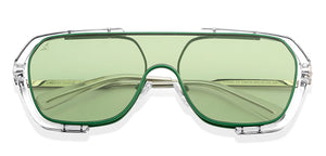 Green Square Full Rim Unisex Sunglasses by Vincent Chase-148575