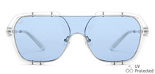Load image into Gallery viewer, Silver Square Full Rim Unisex Sunglasses by Vincent Chase-148576