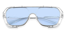 Load image into Gallery viewer, Silver Square Full Rim Unisex Sunglasses by Vincent Chase-148576