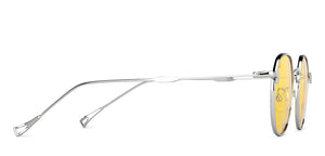 Silver Round Full Rim Unisex Sunglasses by Vincent Chase Polarized-148580