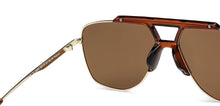 Load image into Gallery viewer, Gold Aviator Full Rim Unisex Sunglasses by Vincent Chase Polarized-148584