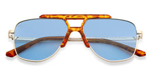 Load image into Gallery viewer, Gold Aviator Full Rim Unisex Sunglasses by Vincent Chase Polarized-148585