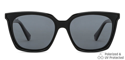 Black Wayfarer Full Rim Unisex Sunglasses by Vincent Chase Polarized-148871